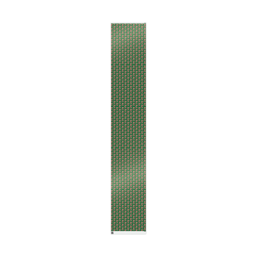 Hi Santa On Candy Cane Retro Christmas Print Holiday Gift Wrap Paper - Glossy Or Matte