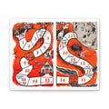 Vintage Halloween Board Game Retro Print Canvas Gallery Wrap