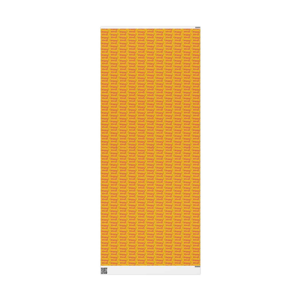 Happy Diwali Starburst Atomic Mid Century Retro Style Holiday Gift Wrap Paper - Glossy Or Matte