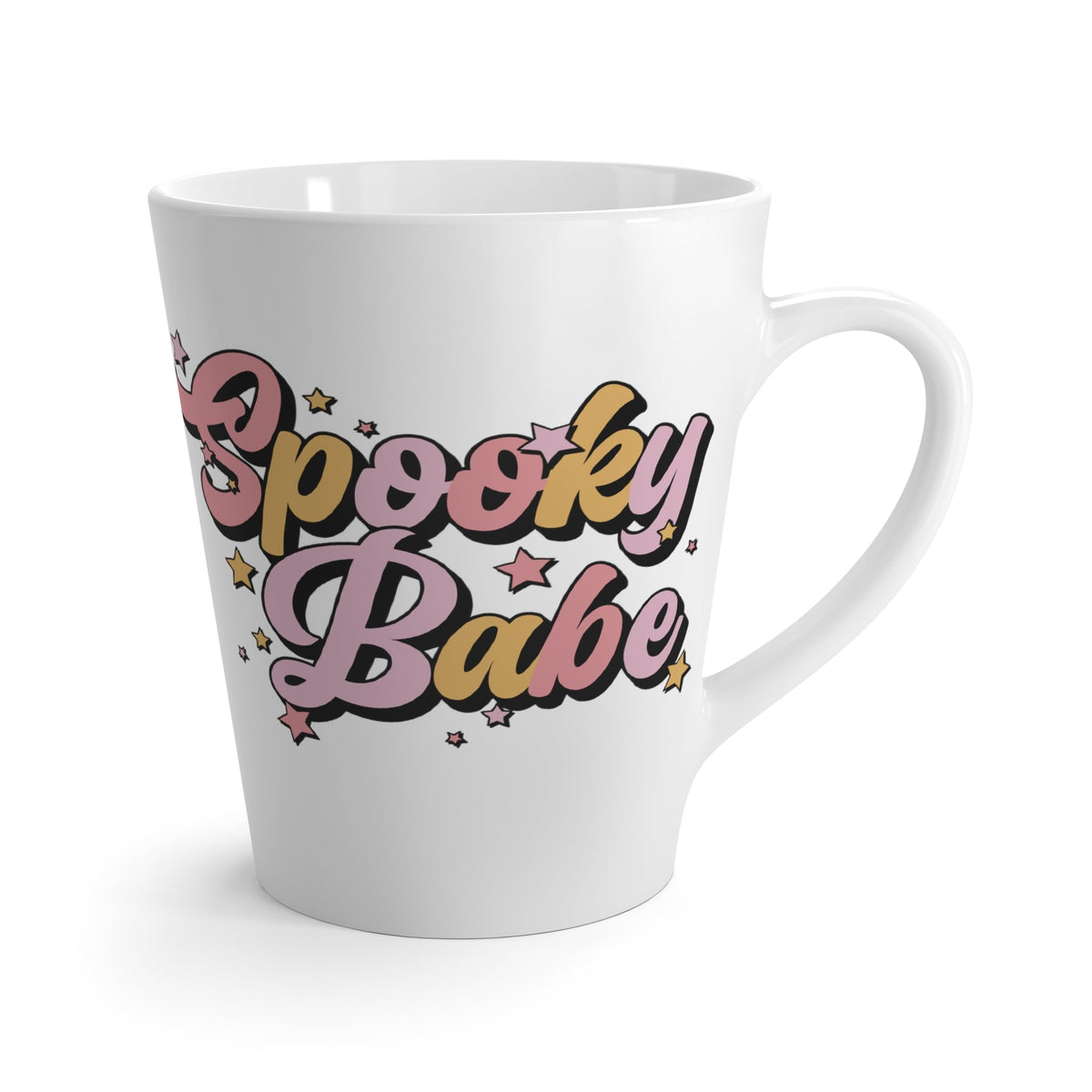 Spooky Babe Retro Style Latte Mug