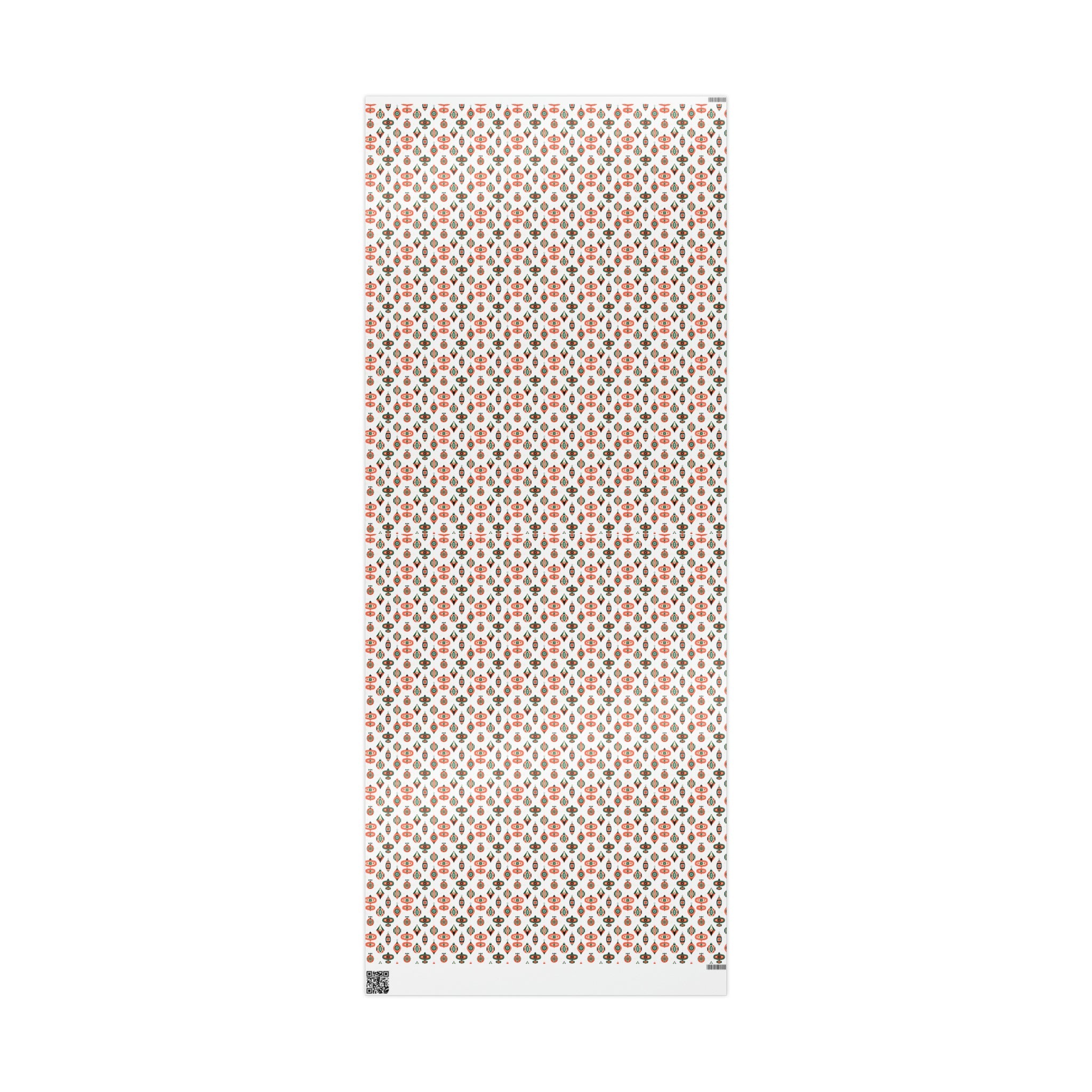 Atomic Retro Christmas Ornaments Atomic Retro Style Christmas Holiday Gift Wrap Paper - Glossy Or Matte