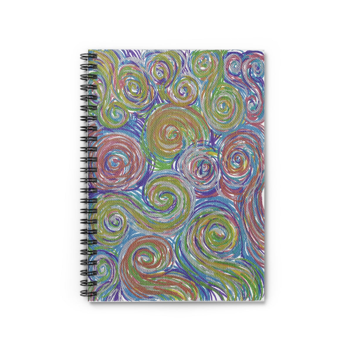 Space Spirals Caden Caraco Spiral Notebook - Ruled Line