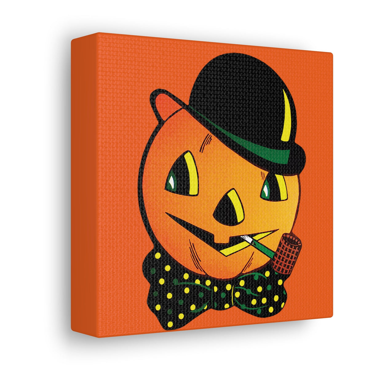 Scarecrow Halloween Decor Print Canvas Gallery Wrap