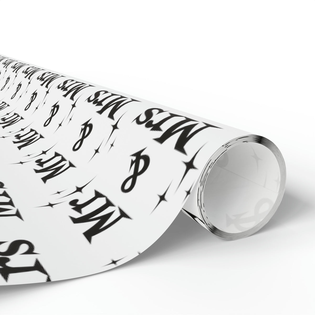 Mr. And Mrs. Atomic Mid Century Retro Style Wedding Holiday Gift Wrap Paper - Glossy Or Matte