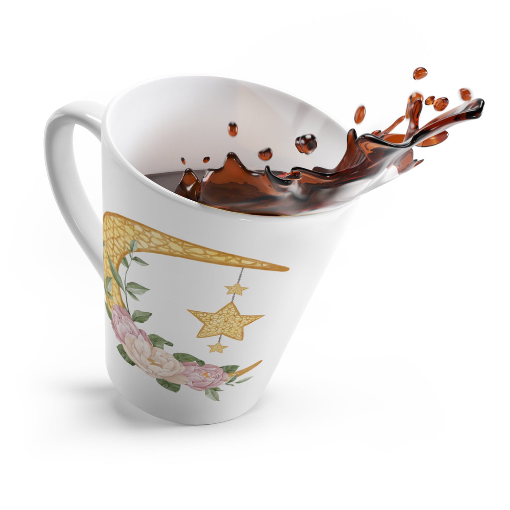 Crescent Moon Star Latte Mug