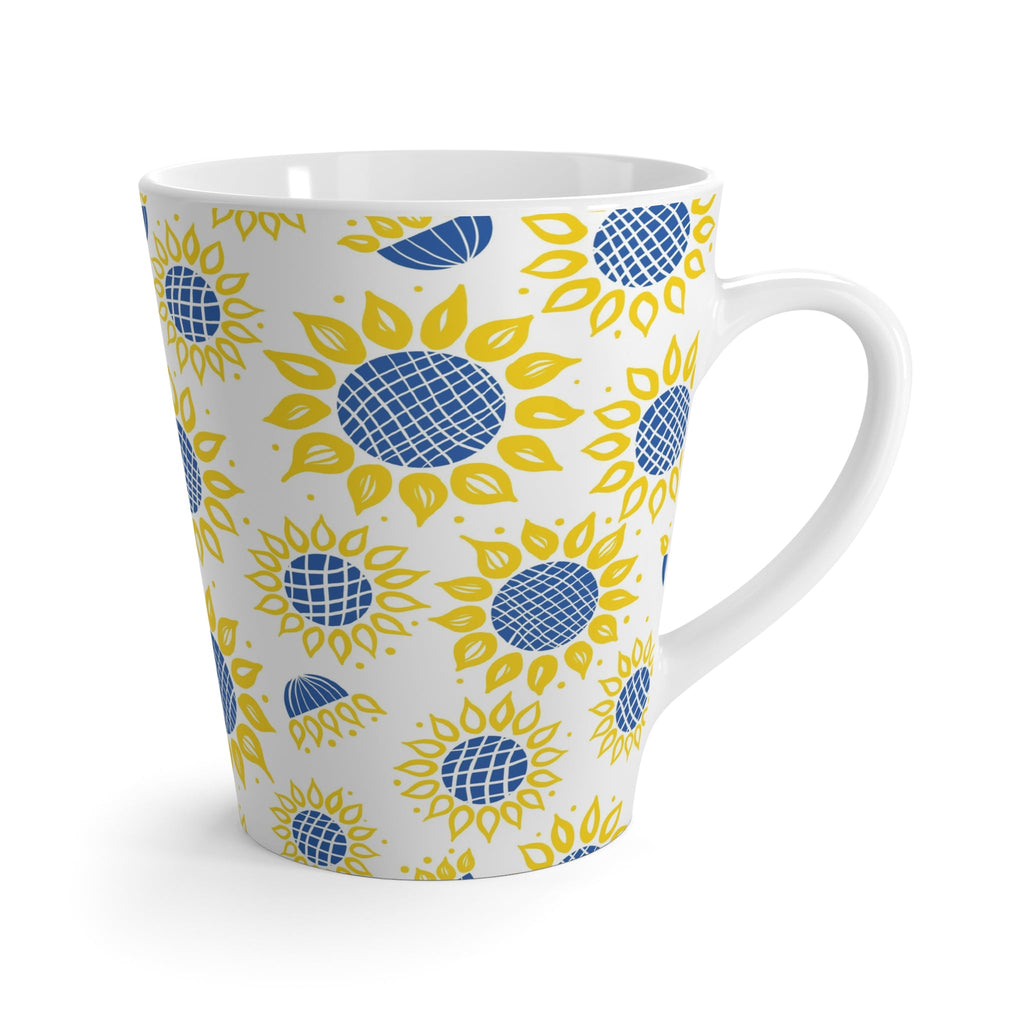 Ukrainian Sunflowers Spring Latte Mug