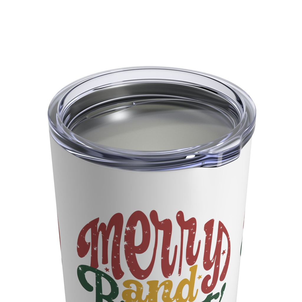 Merry And Bright Christmas Stainless Steel Tumbler 10oz
