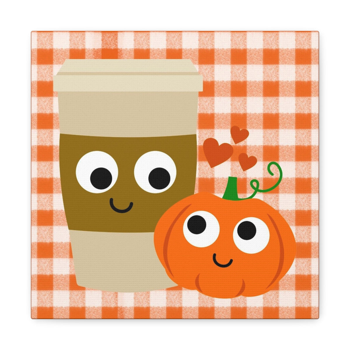 Pumpkin Spice Love Fall Print Canvas Gallery Wrap