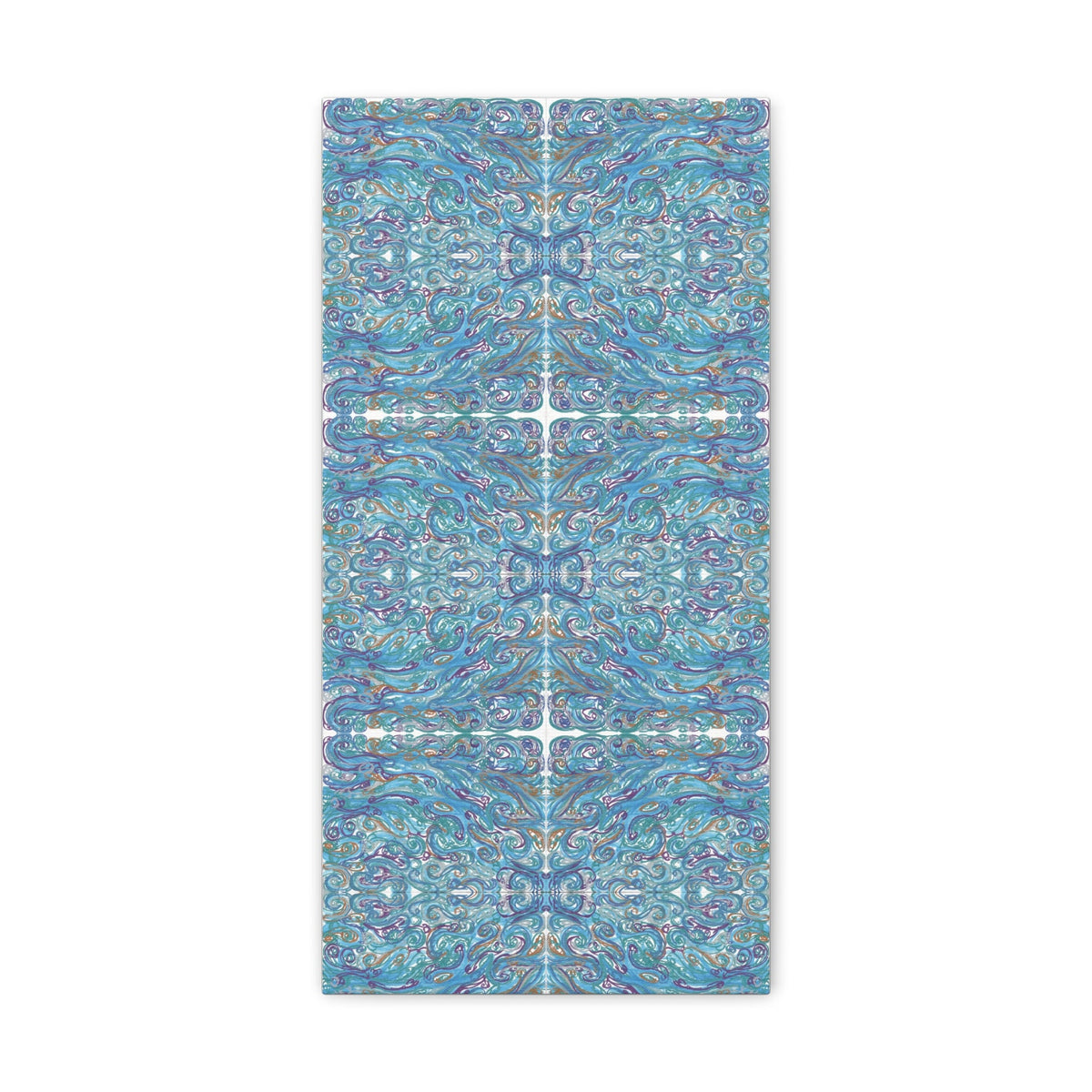 "Ocean of Spirals" Caden Caraco Canvas Gallery Wrap - 10" x 20"