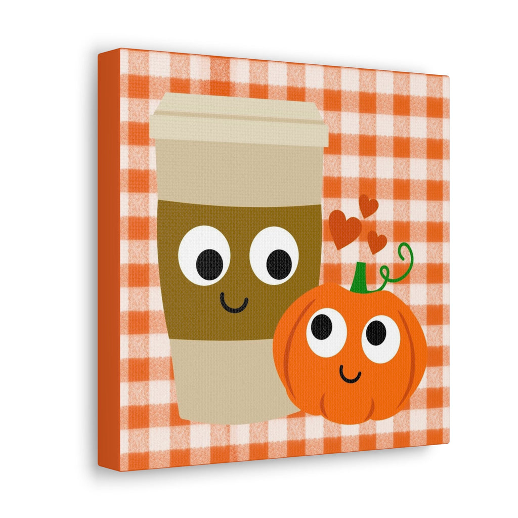 Pumpkin Spice Love Fall Print Canvas Gallery Wrap
