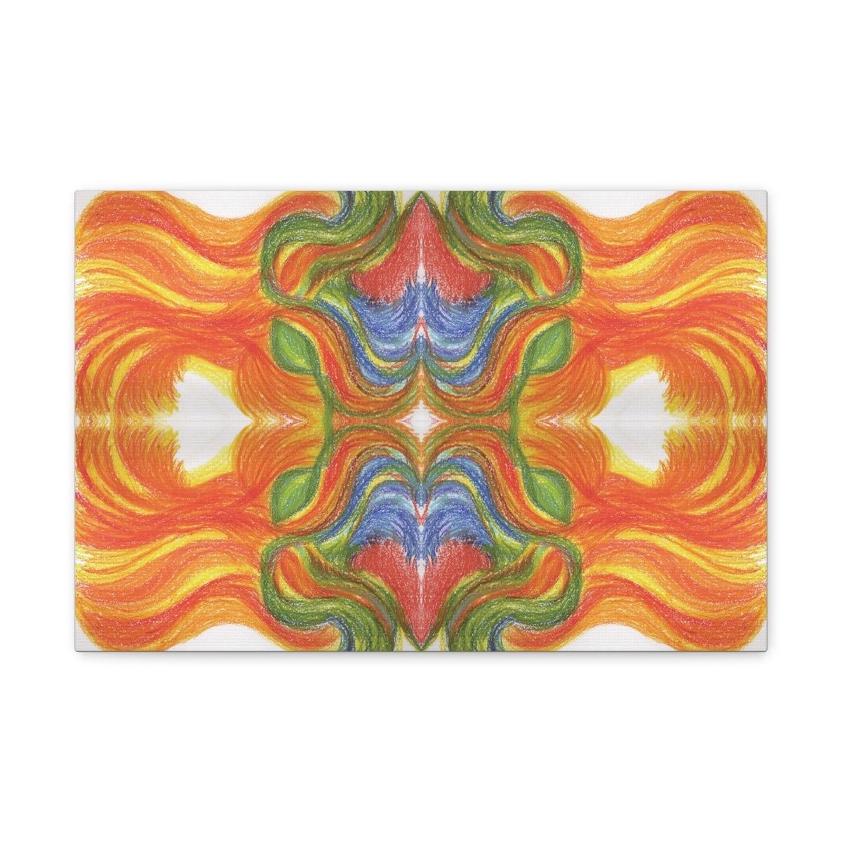 "Ventricular Flames" Caden Caraco Canvas Wrap