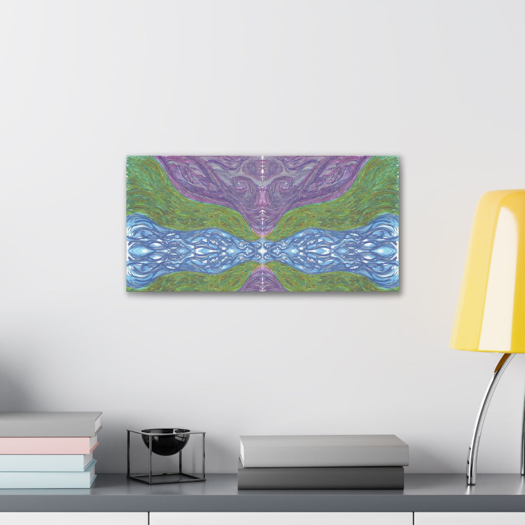 Purple Celestial Caden Caraco Art Canvas Gallery Wrap