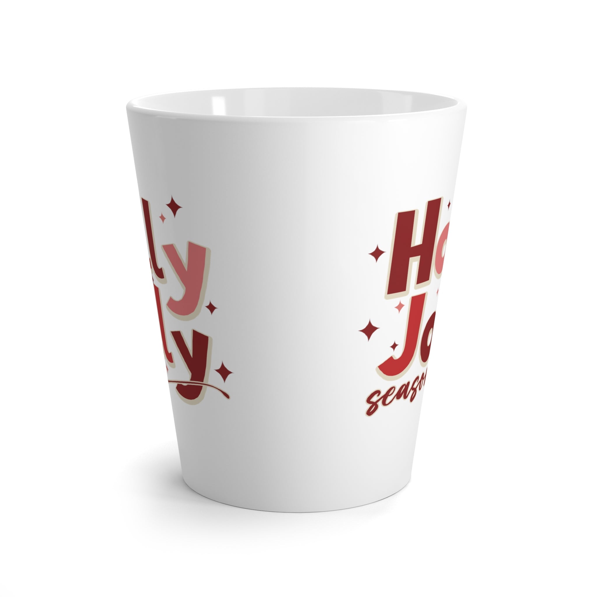 Holly Jolly Season Christmas Latte Mug