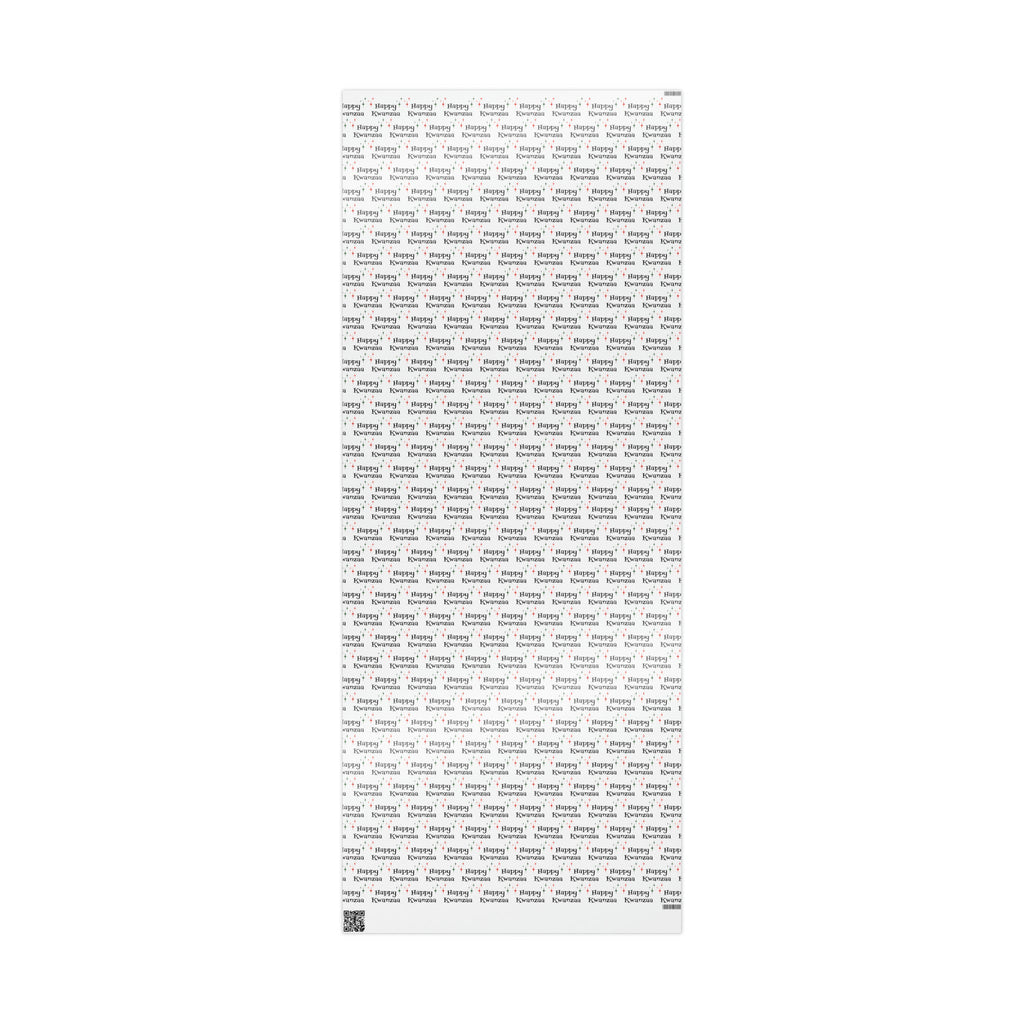 Happy Kwanzaa Starburst Atomic Retro Style Holiday Gift Wrap Paper - Glossy Or Matte