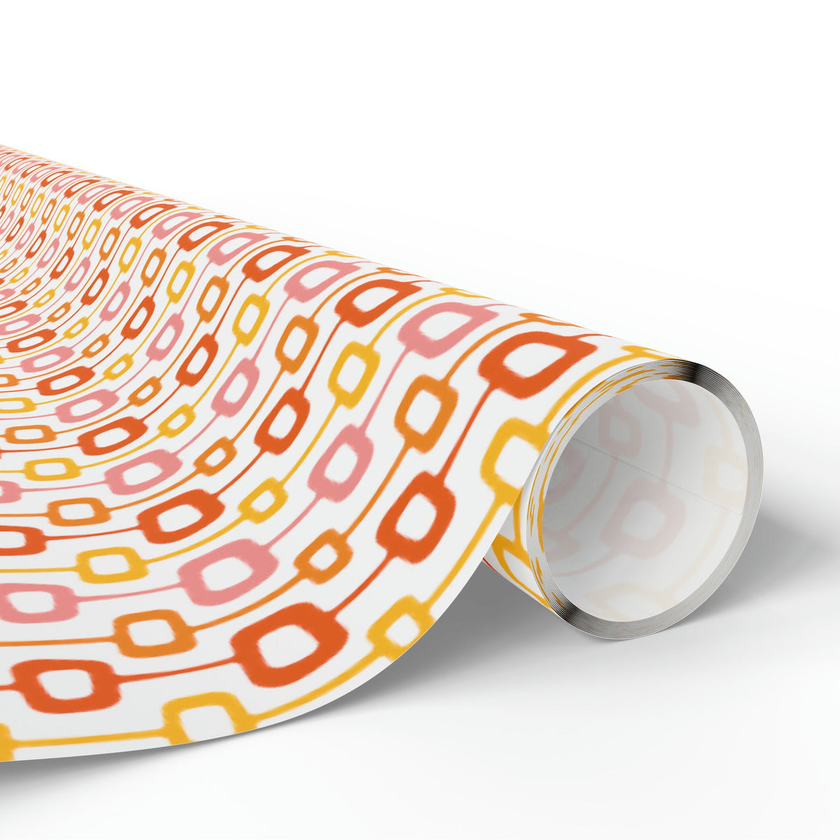 Atomic Squares Atomic Retro Style Holiday Gift Wrap Paper - Glossy Or Matte