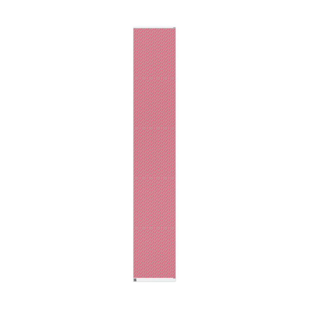 It's A Wonderful Life Christmas Wreath Pink Retro Style Holiday Gift Wrap Paper - Glossy Or Matte