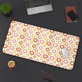 Atomic Squares Mid Century Atomic Era Retro Style Desk Mat - 3 Size Options