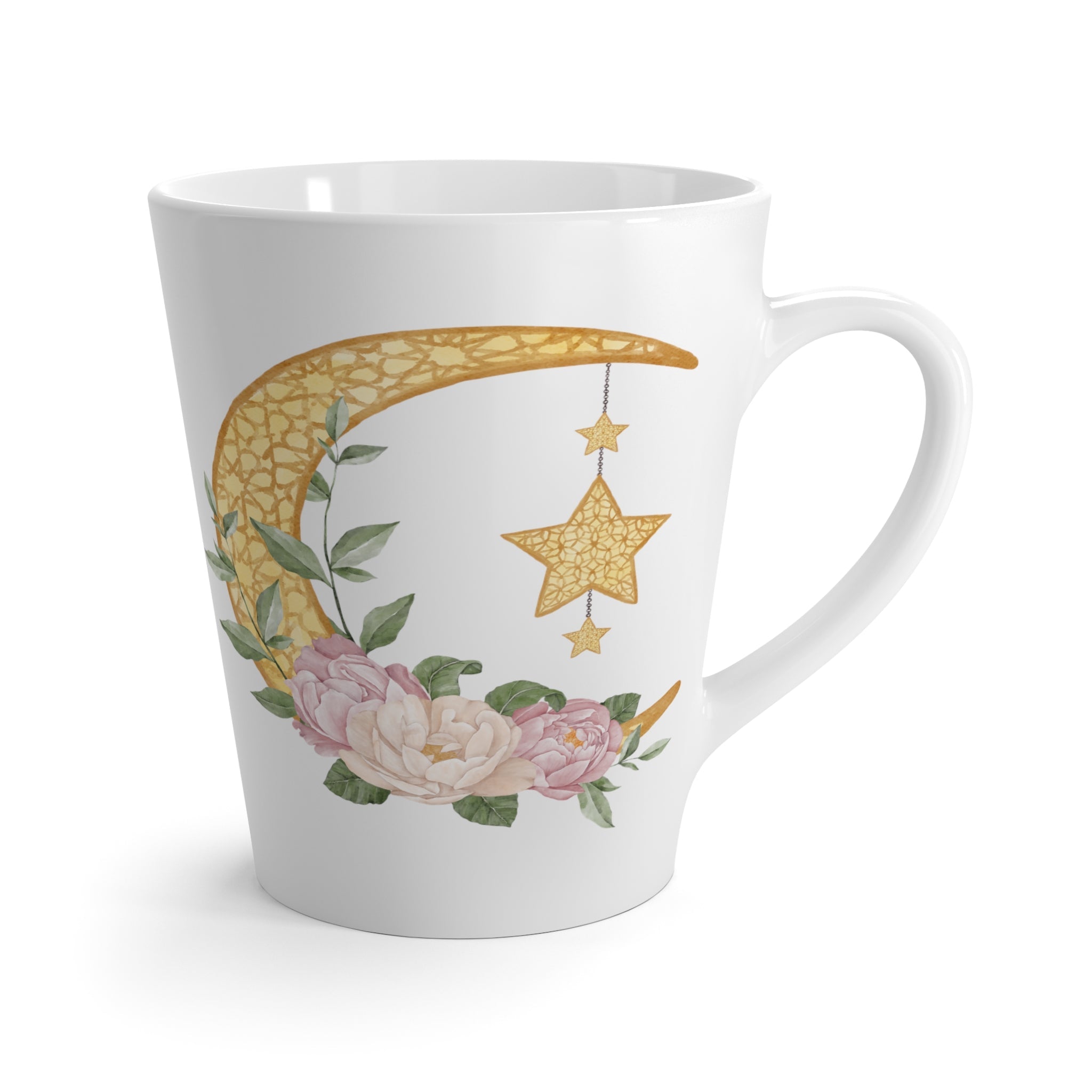 Crescent Moon Star Latte Mug