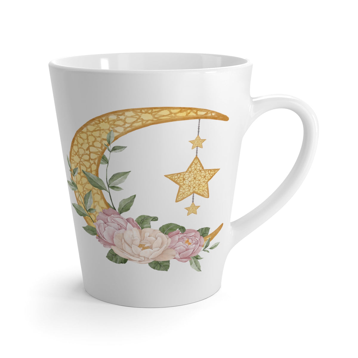 Crescent Moon Star Latte Mug