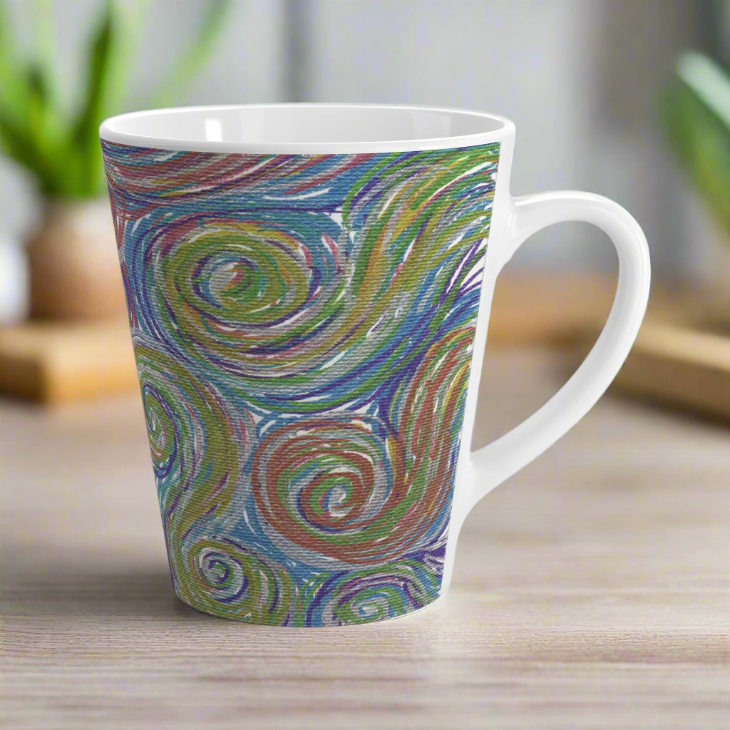 Swirls Of Spirals Caden Caraco Coffee Latte Mug