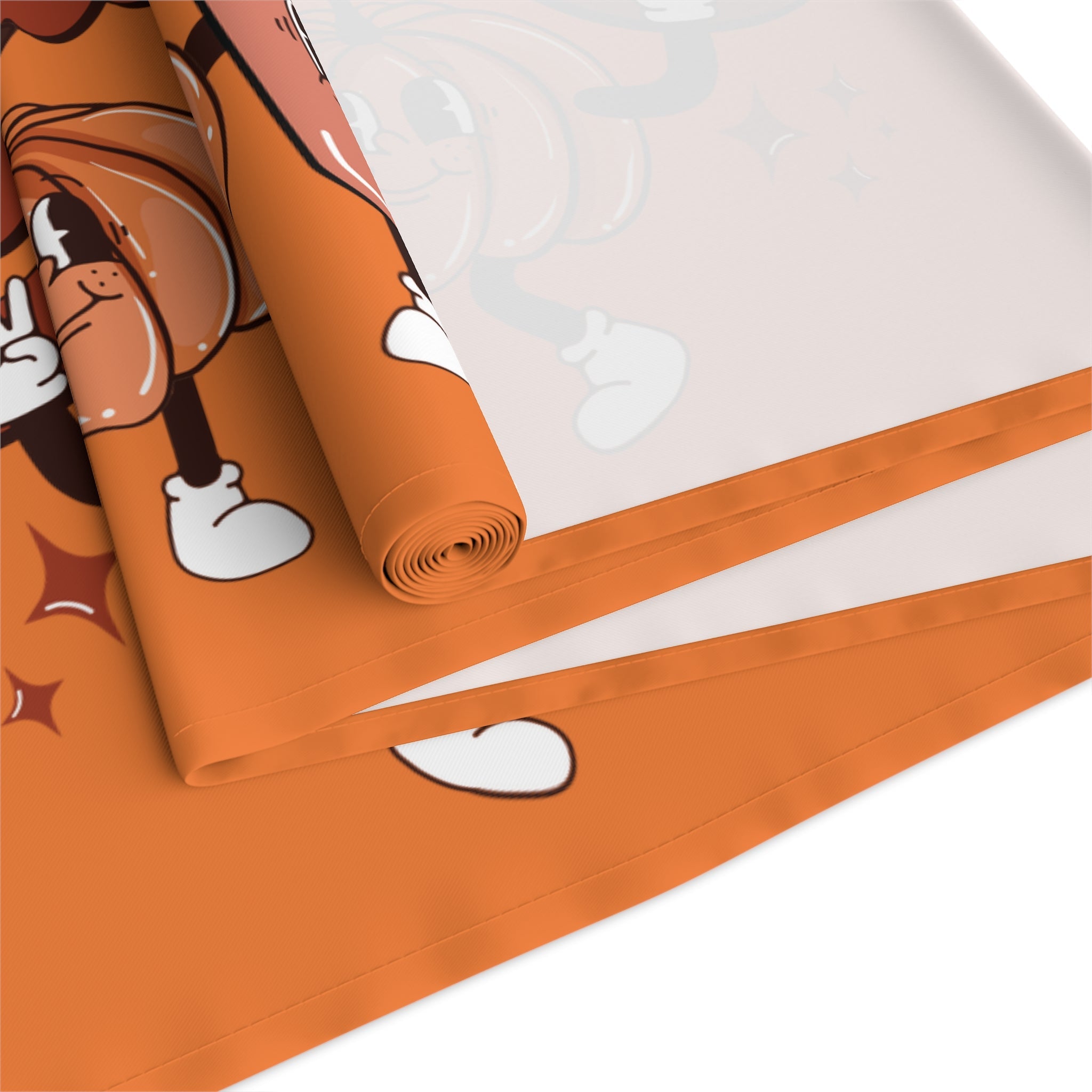 Tis The Season For Pumpkin Spice Retro Style Fall Autumn Decor Cotton PolyTable Runner