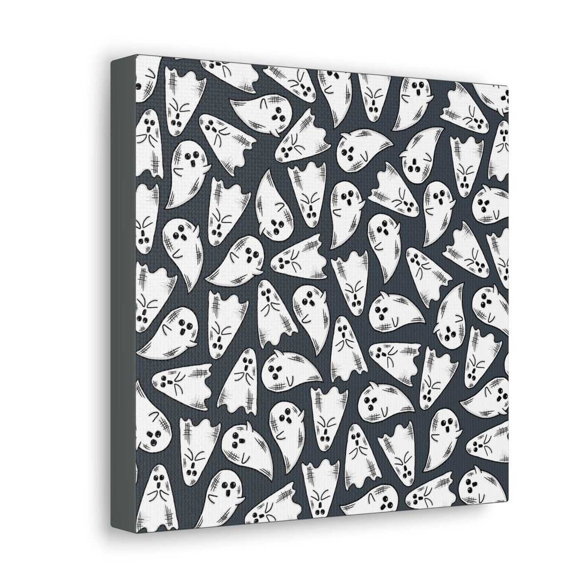 Cute Halloween Ghosts Print Canvas Gallery Wrap
