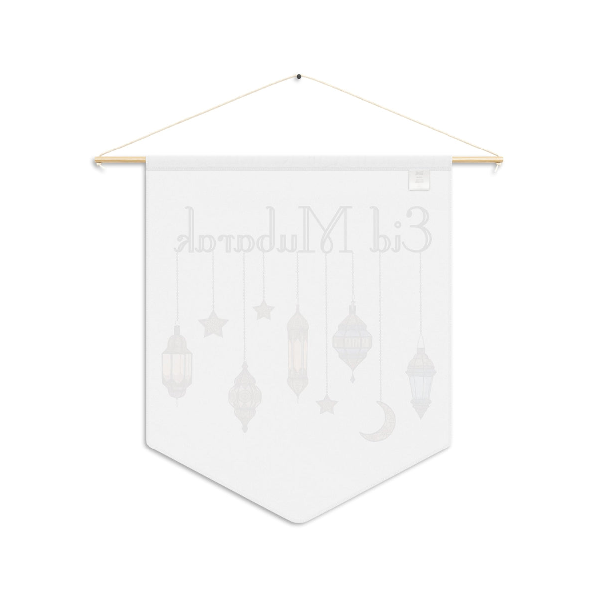 Eid Mubarak Festival Arabic Lanterns Holiday Wall Hanging Banner Flag