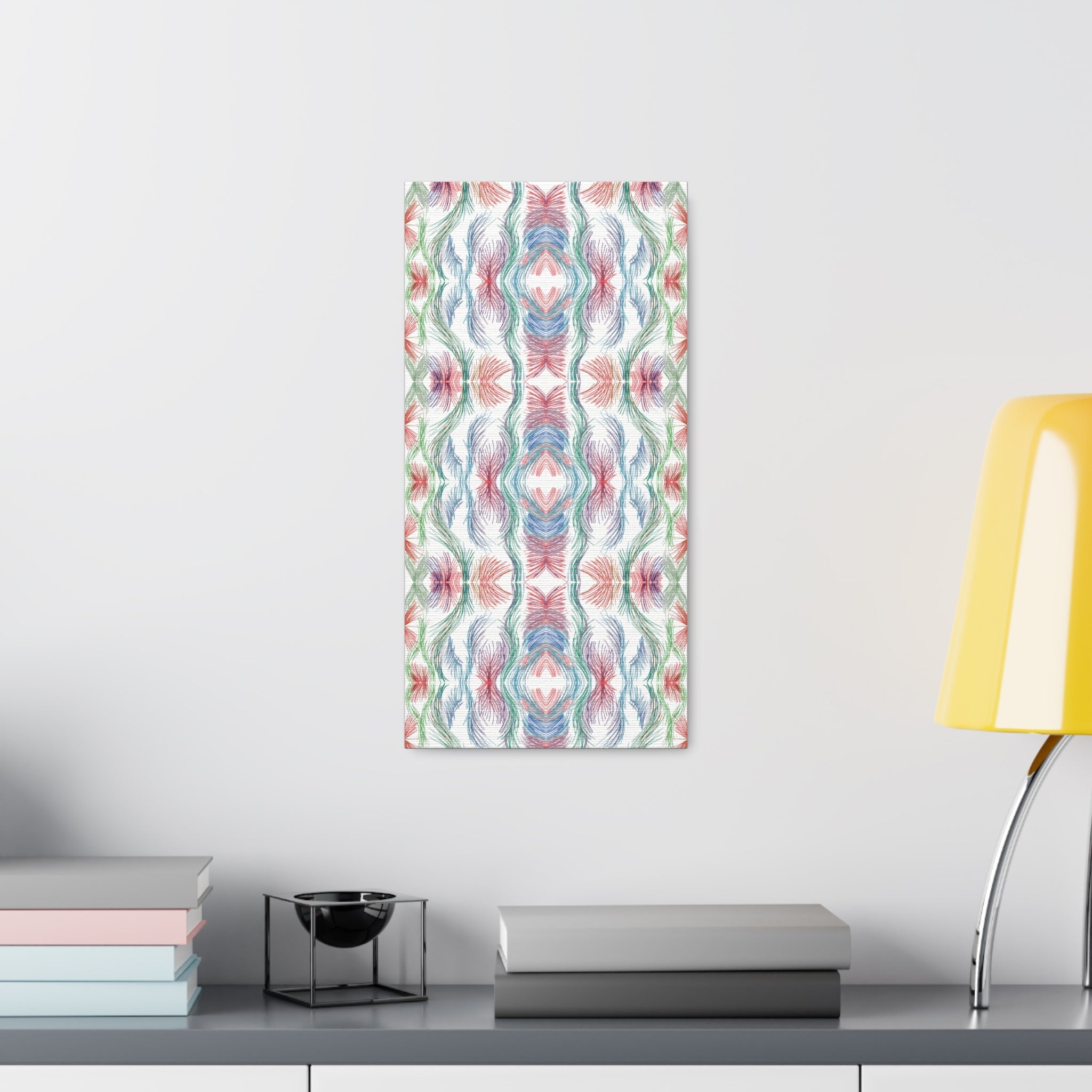 "Lunar Fireworks" Caden Caraco Canvas Gallery Wrap - 10" x 20"