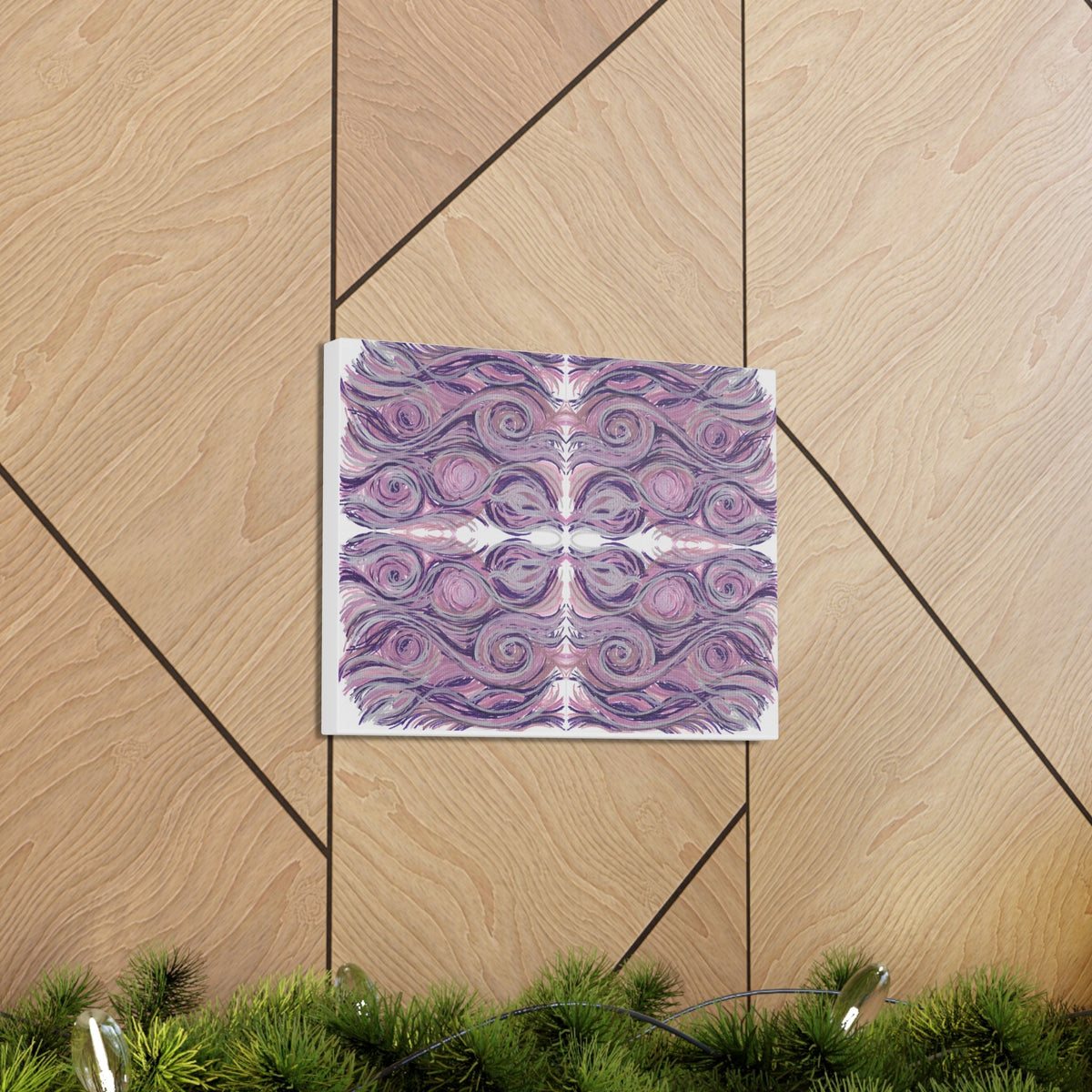 Purple Winds Mosaic Caden Caraco Art Canvas Gallery Wraps