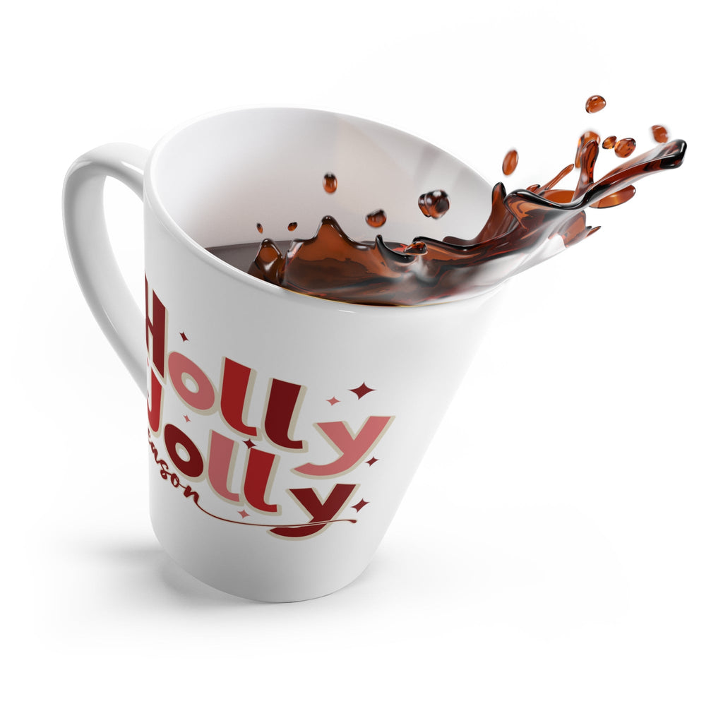 Holly Jolly Season Christmas Latte Mug