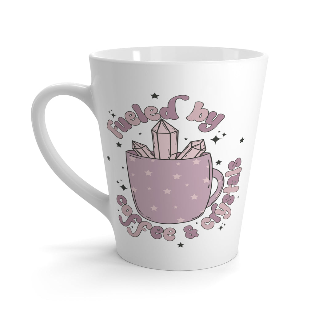 Fueled By Coffee And Crystals Celestial Latte Mug