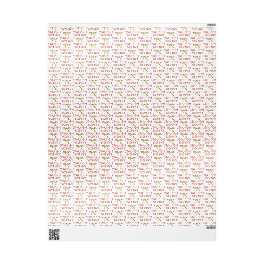 Little Edie Staunch Woman Gift Wrap Paper - Glossy Or Matte