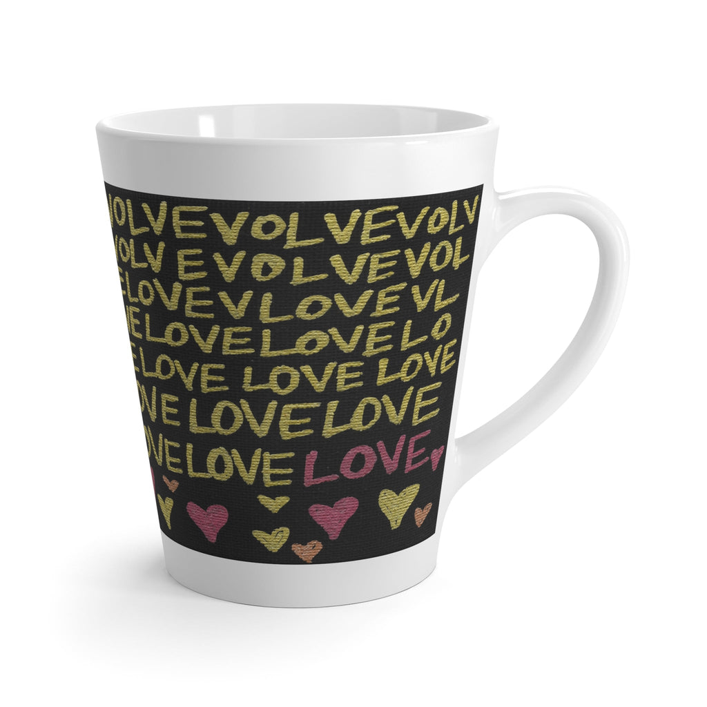 Evolveevlovelove Gold Caden Caraco Latte Mug - Evolve Into Love Collection