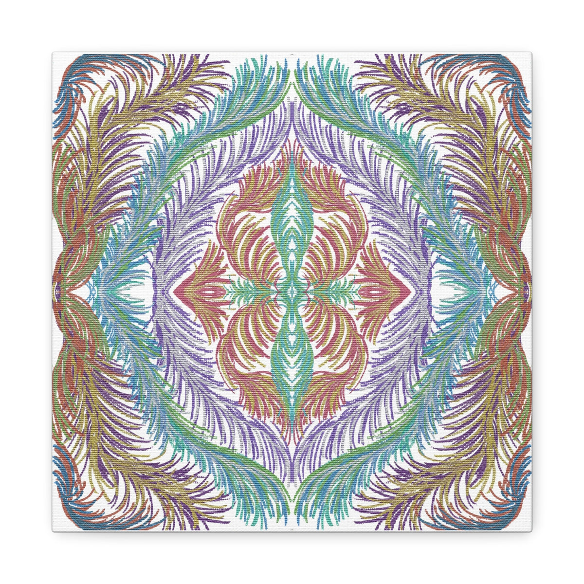 Space Feathers Variation 3 Caden Caraco Canvas Gallery Wrap