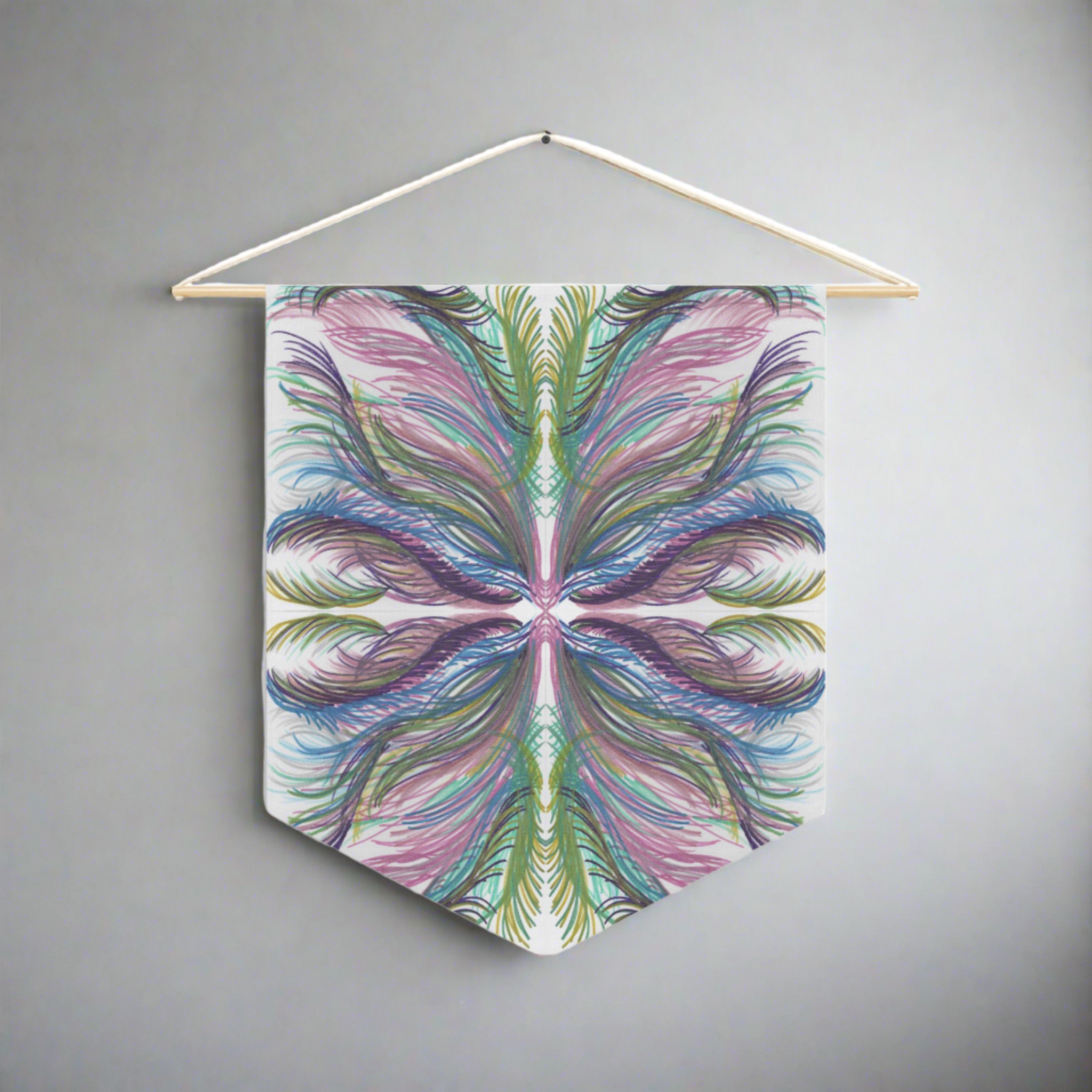 Lyran Palm Butterfly Caden Caraco Art Print Wall Hanging Banner Flag