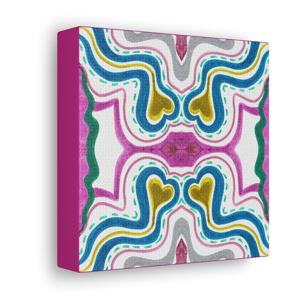 Love Frequency 2 Variation 1 Mosaic Caden Caraco Canvas Gallery Wrap