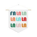 Fa La La La Christmas Print Wall Hanging Banner Flag