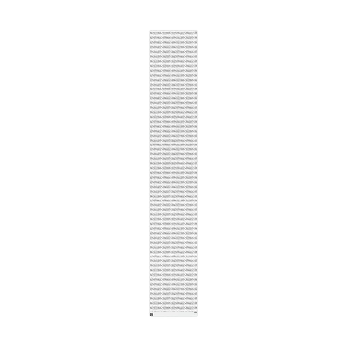 Merry Christmas Black And White Atomic Retro Style Holiday Gift Wrap Paper - Glossy Or Matte