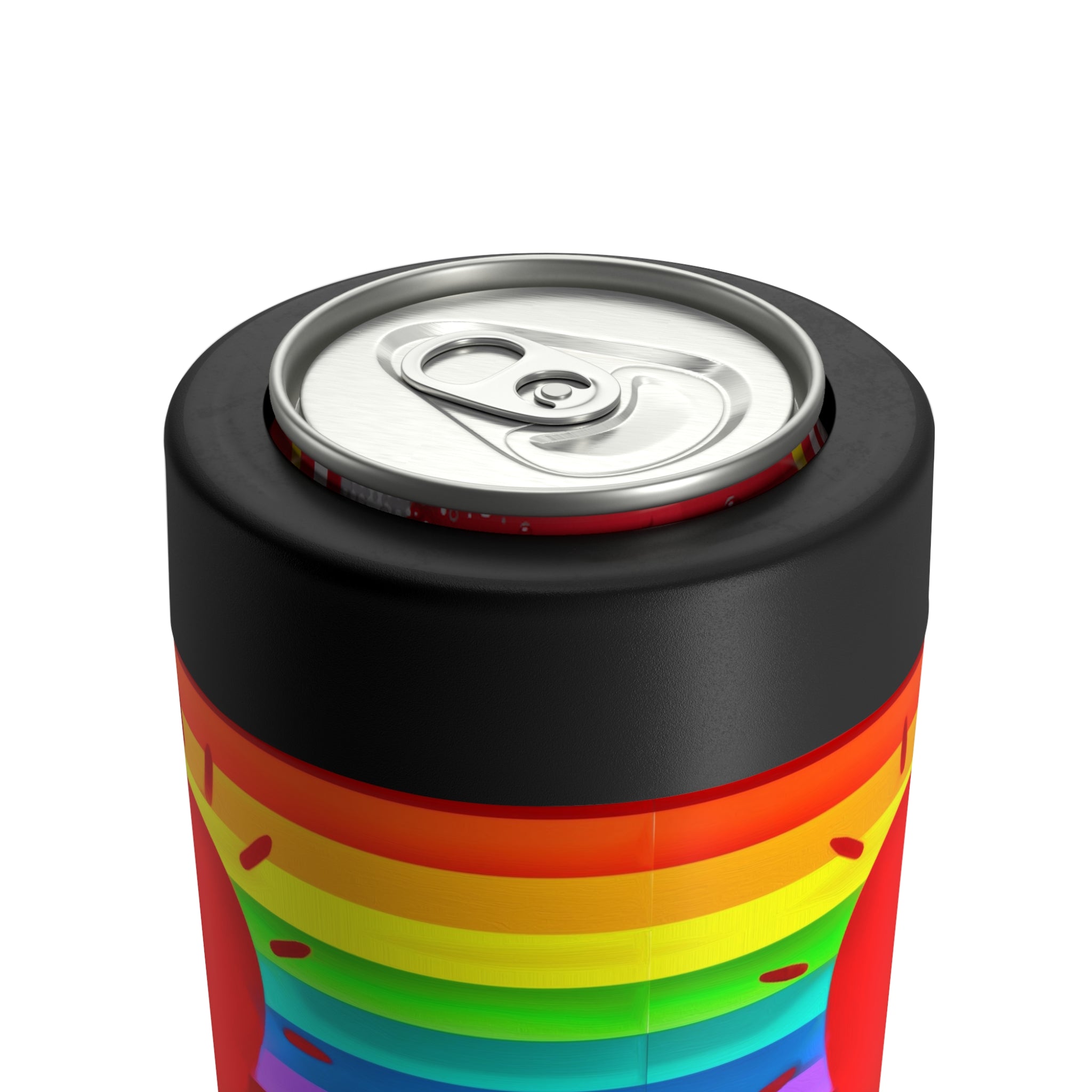 Rainbow Love Stainless Steel Can Holder