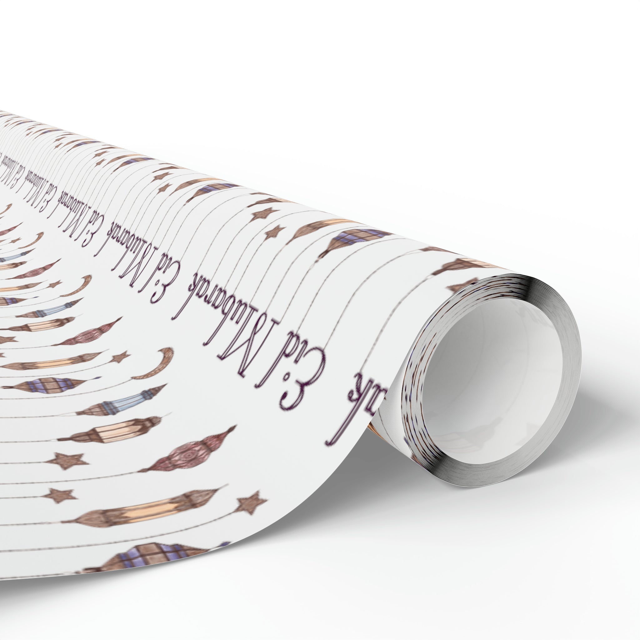 Eid Mubarak Festival Arabic Lanterns Holiday Holiday Gift Wrap Paper - Glossy Or Matte