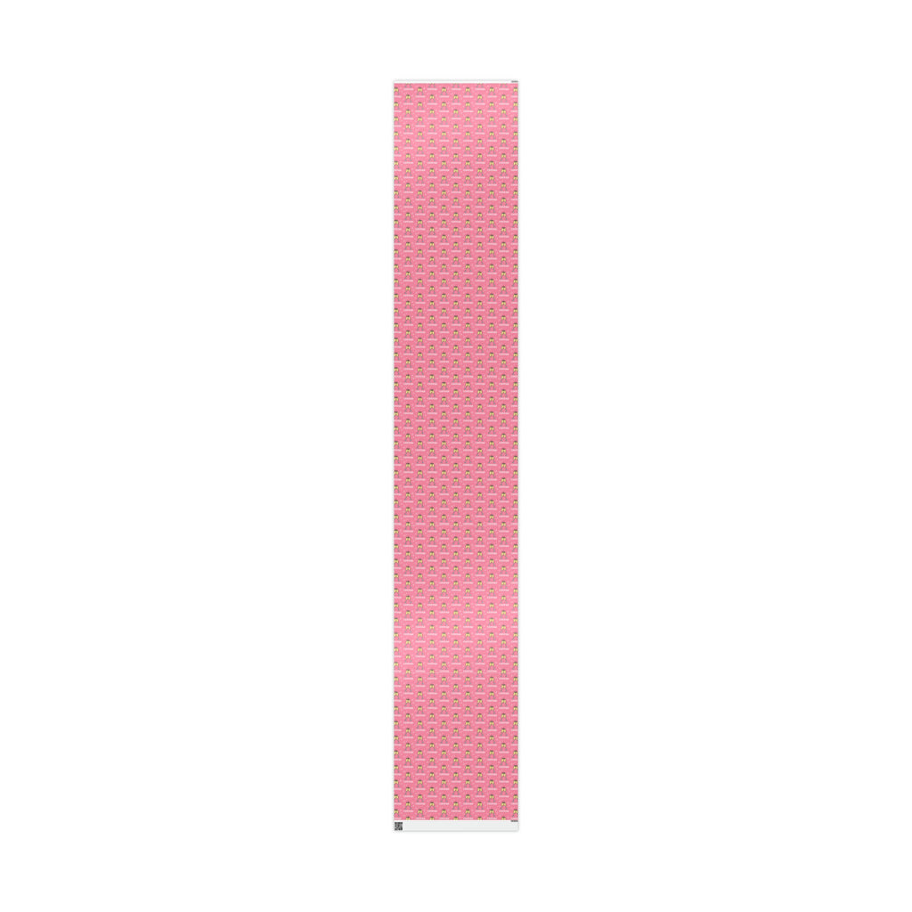 Cheers Champagne Pink Atomic Retro Style Congratulations Gift Wrap Paper - Glossy Or Matte