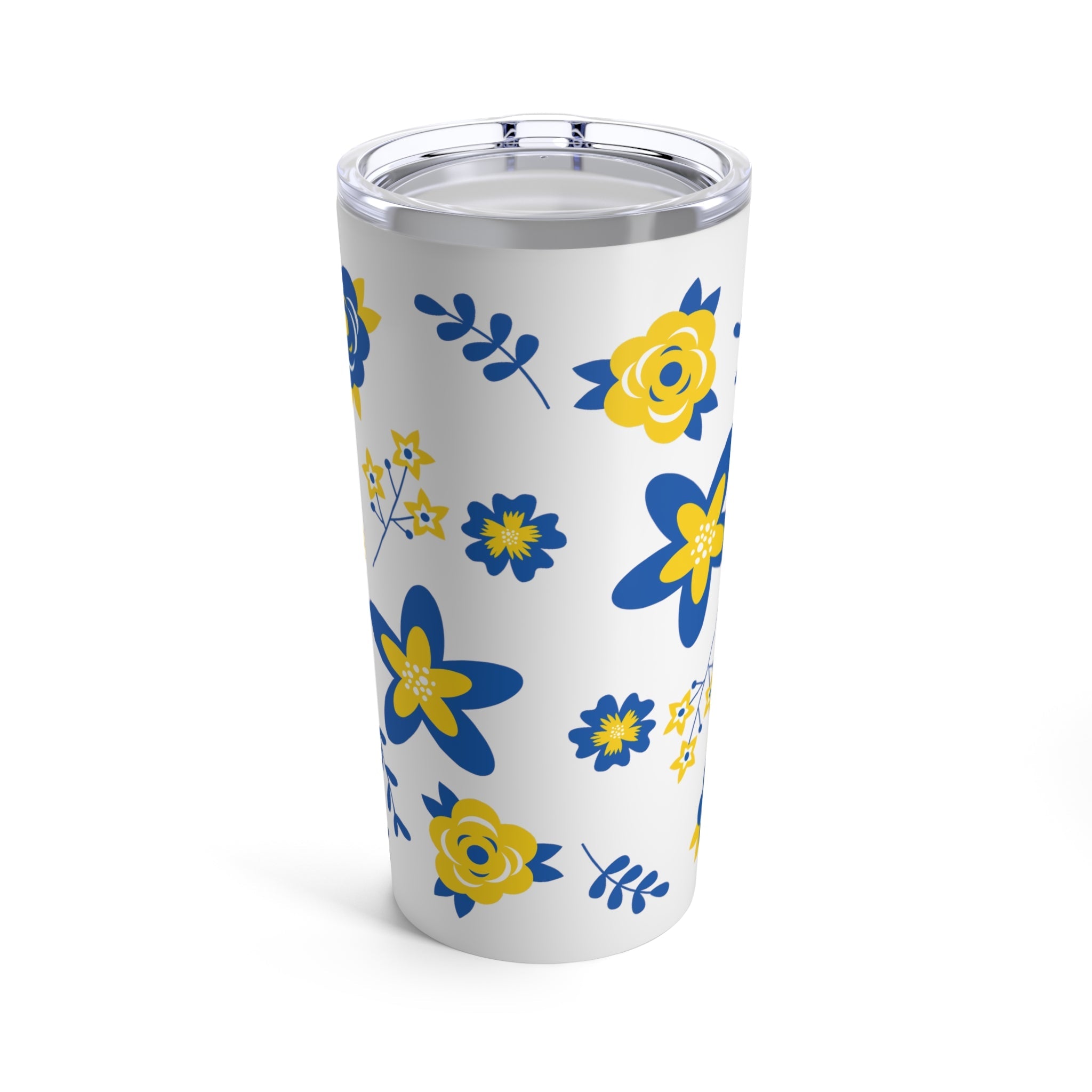 Ukraine Country Flowers Stainless Steel Tumbler 20oz