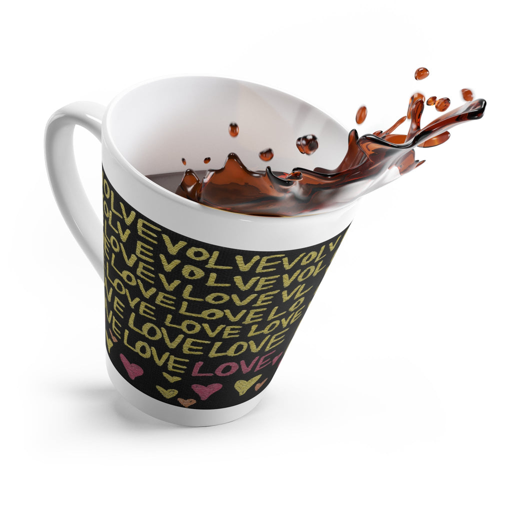 Evolveevlovelove Gold Caden Caraco Latte Mug - Evolve Into Love Collection