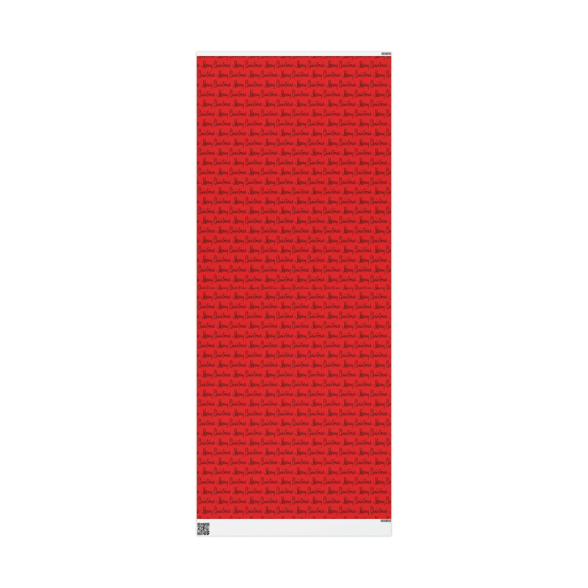 Merry Christmas Red Mid Century Retro Christmas Print Holiday Gift Wrap Paper - Glossy Or Matte