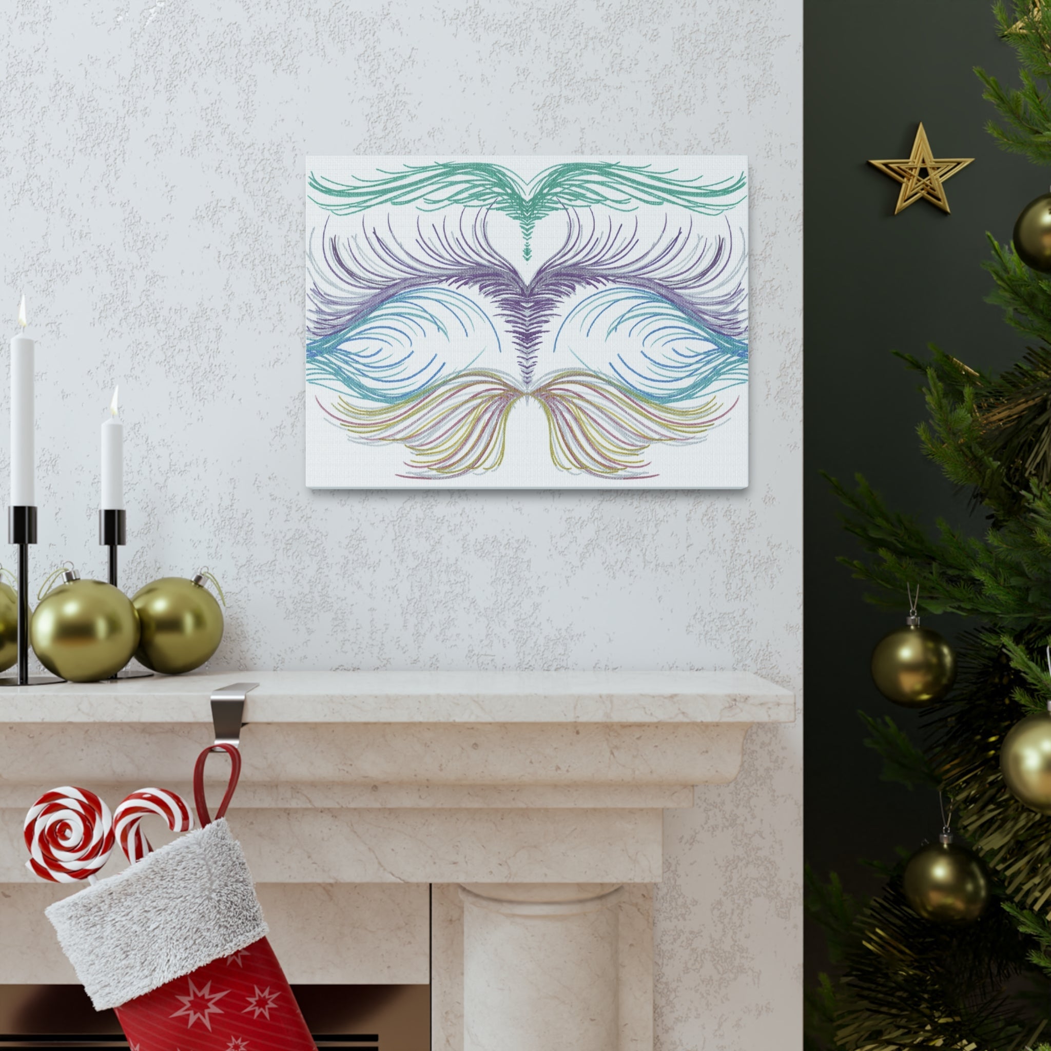 Lyran Angels Caden Caraco Art Canvas Gallery Wrap