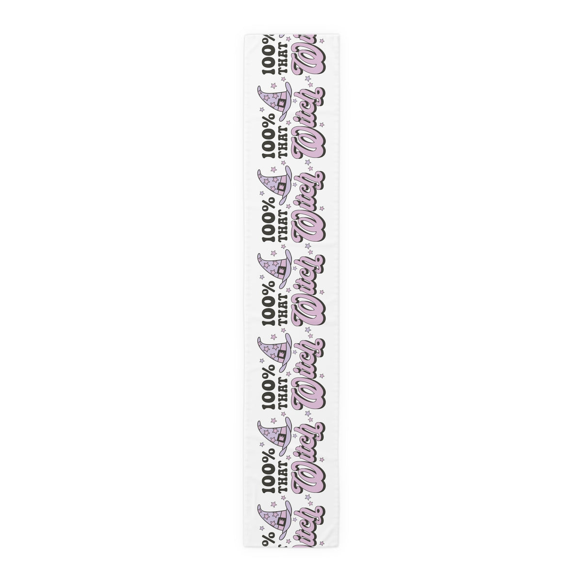 100% That Witch Halloween Print Cotton Poly Table Runner