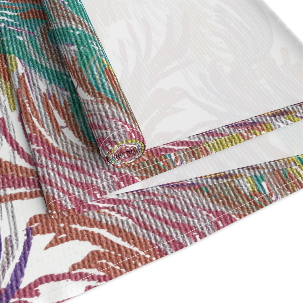 Space Feathers Caden Caraco Modern Art Decor Cotton Poly Table Runner