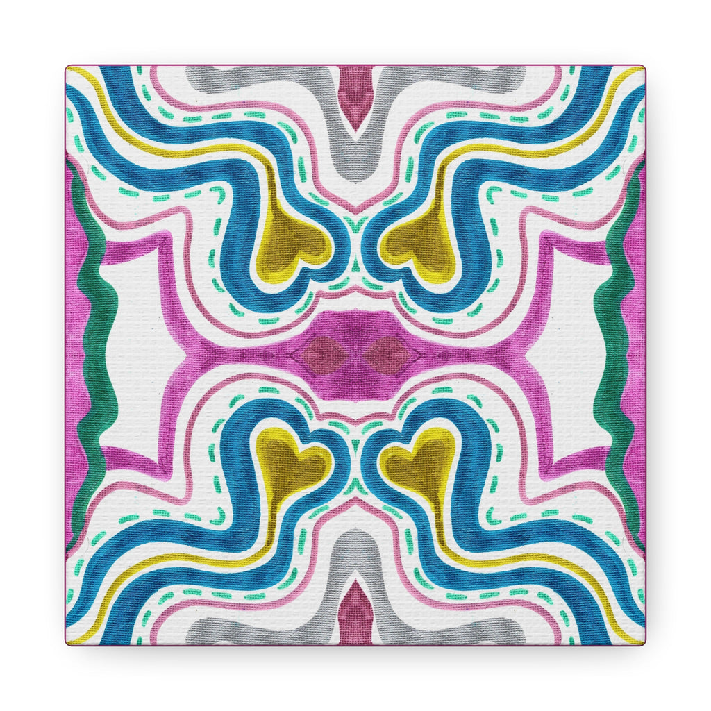 Love Frequency 2 Variation 1 Mosaic Caden Caraco Canvas Gallery Wrap