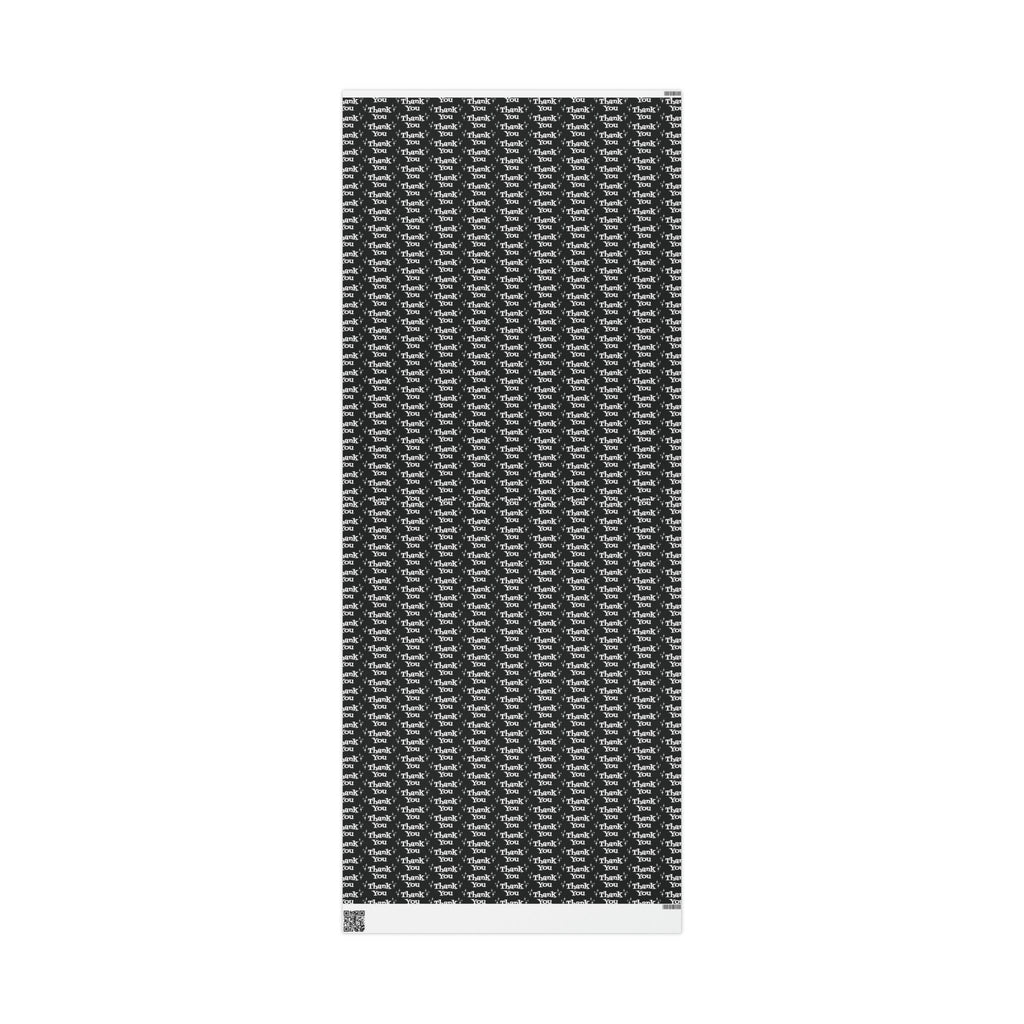 Thank You Starburst Atomic Retro Style Gift Wrap Paper - Glossy Or Matte