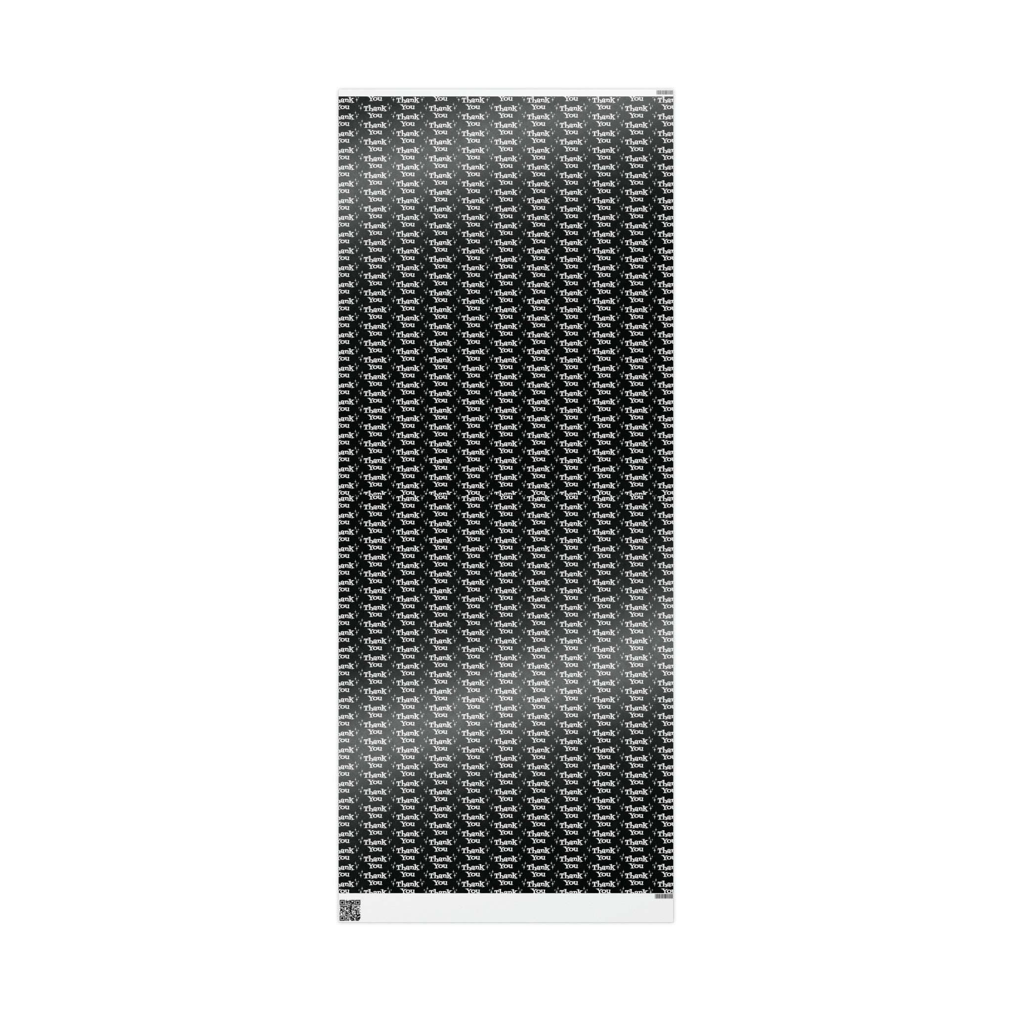 Thank You Starburst Atomic Retro Style Gift Wrap Paper - Glossy Or Matte